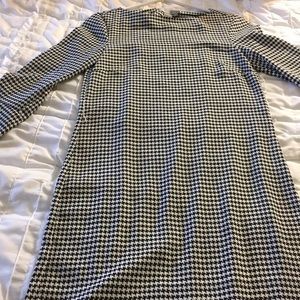 Work houndstooth dress